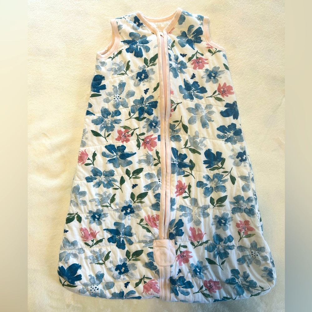 Burt’s Bees Baby beekeeper wearable blanket, botanical gardens color, size M